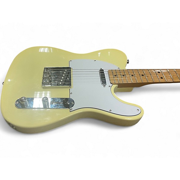 Used Fender Mexican Standard Telecaster Olympic White Solid Body Electric Guitar