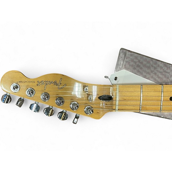 Used Fender Mexican Standard Telecaster Olympic White Solid Body Electric Guitar