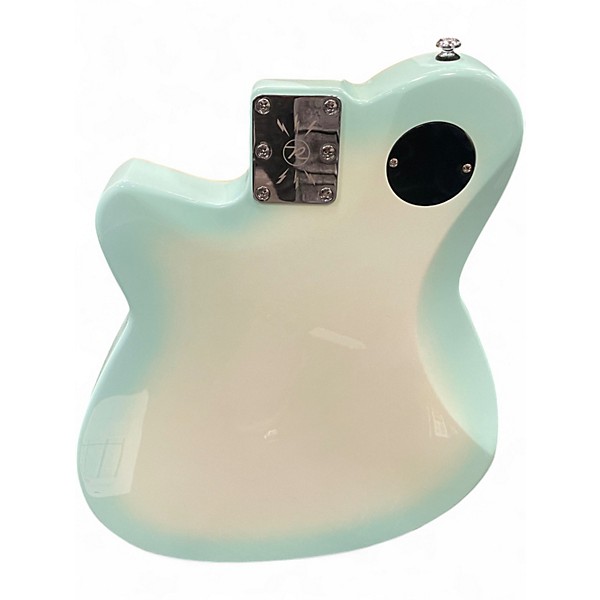 Used Reverend Double Agent Blue Solid Body Electric Guitar