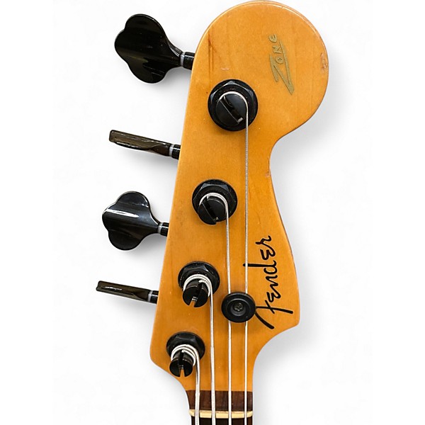Used Fender ZONE DELUXE Natural Electric Bass Guitar