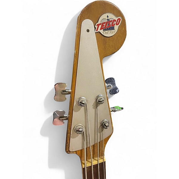 Vintage 1960s Teisco NB-4 EB-200 Sunburst Electric Bass Guitar