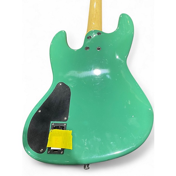 Used Leones 4 STRING BASS TURQUOISE Electric Bass Guitar