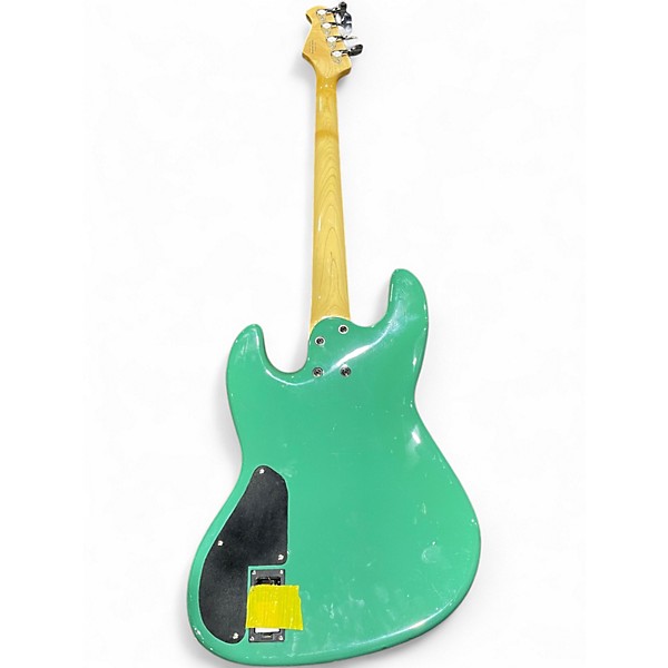 Used Leones 4 STRING BASS TURQUOISE Electric Bass Guitar