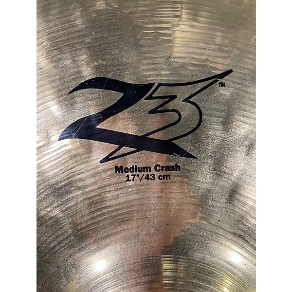 Used Zildjian 17in Z3 Medium Crash Cymbal