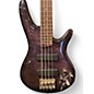 Used Ibanez SR400QM TRANS LAVENDER Electric Bass Guitar