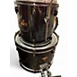 Used Gammon Percussion 5 Piece drums Black Drum Kit