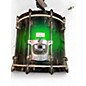 Used Mapex 22X18 Saturn green sparkle black fade Drum