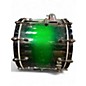 Used Mapex 22X18 Saturn green sparkle black fade Drum