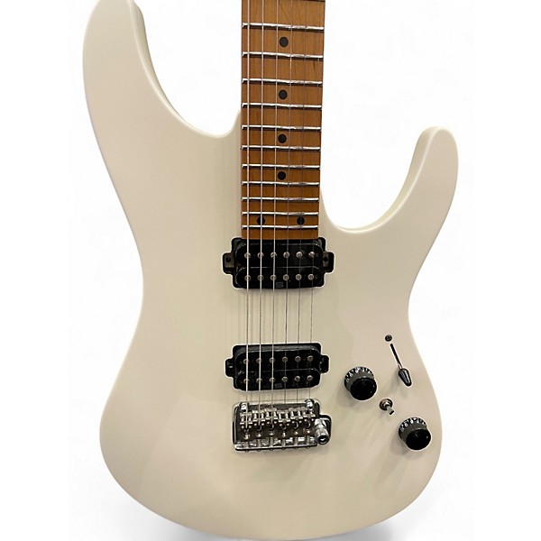 Used Ibanez AZ2402 Presitge Pearl White Flat Solid Body Electric Guitar