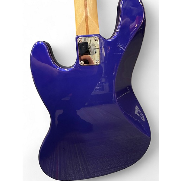 Used Fender Standard Jazz Bass Blue Electric Bass Guitar
