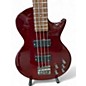 Used ESP LTD EC154DX trans wine Electric Bass Guitar