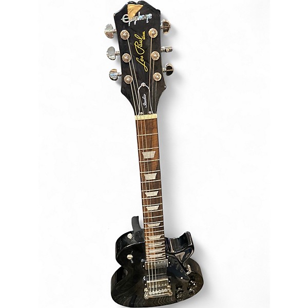 Used Epiphone Les Paul Studio Black Solid Body Electric Guitar