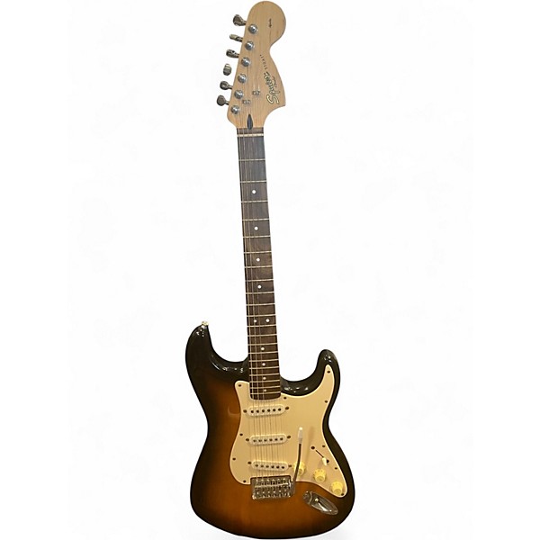Used Squier Affinity Stratocaster 2 Color Sunburst Solid Body Electric Guitar