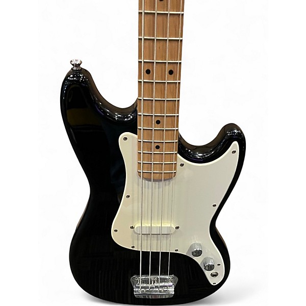Used Squier BRONCO BASS BLACK Electric Bass Guitar