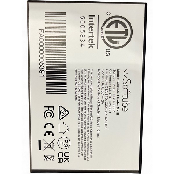 Used Softube mk3 channel 1 & fader combo Synthesizer Synthesizer