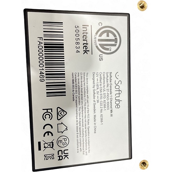 Used Softube mk3 channel 1 & fader combo Synthesizer Synthesizer