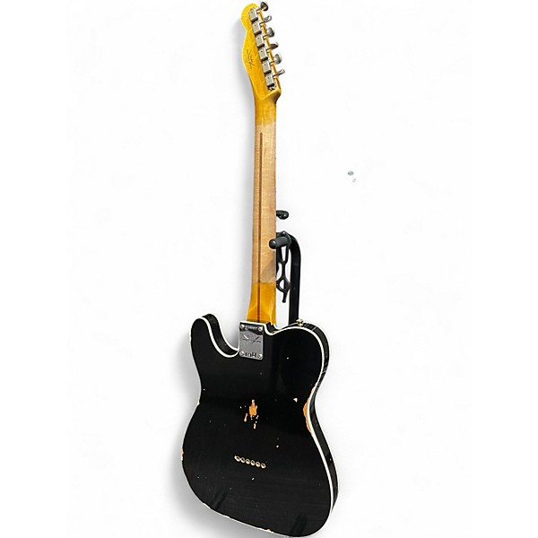 Used Fender CS B2 '59 Tele Custom Worn Black Solid Body Electric Guitar