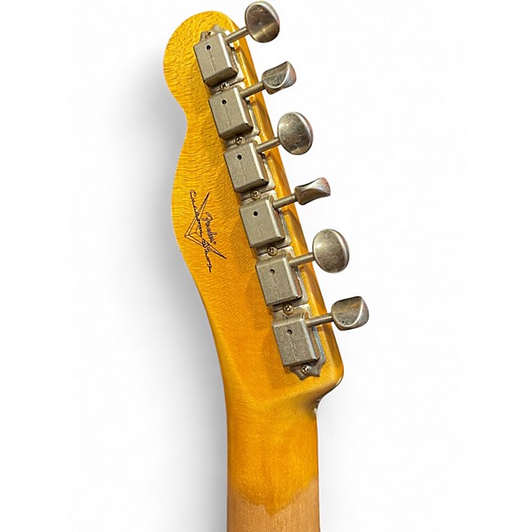 Used Fender CS B2 '59 Tele Custom Worn Black Solid Body Electric Guitar