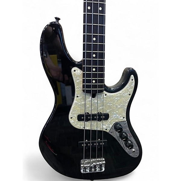 Vintage 1997 Fender Deluxe Jazz Bass BLACK Electric Bass Guitar