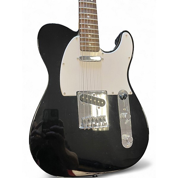 Used Squier Bullet Telecaster Black Solid Body Electric Guitar