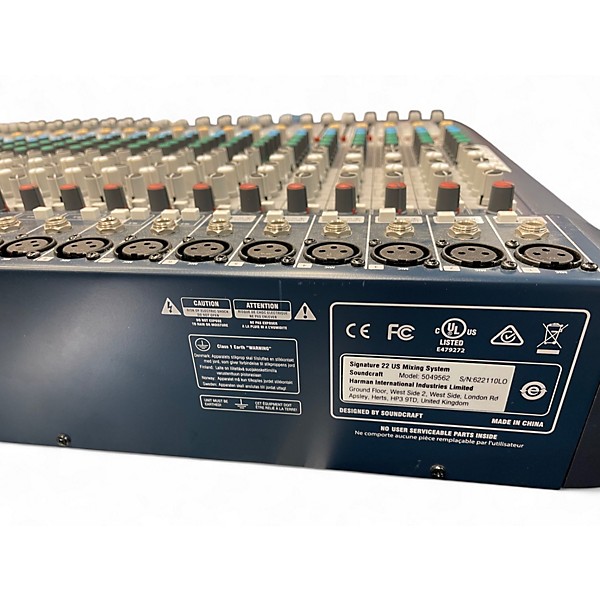 Used Soundcraft signature 22 Unpowered Mixer