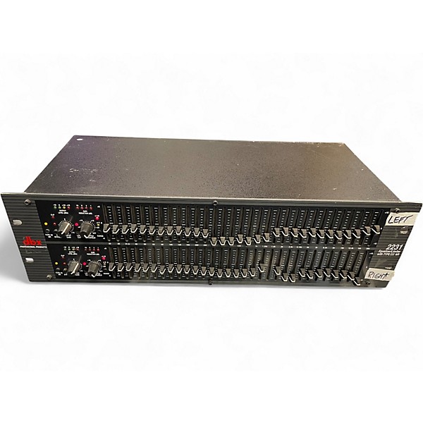 Used dbx 2231 Dual 31-Band Graphic Equalizer