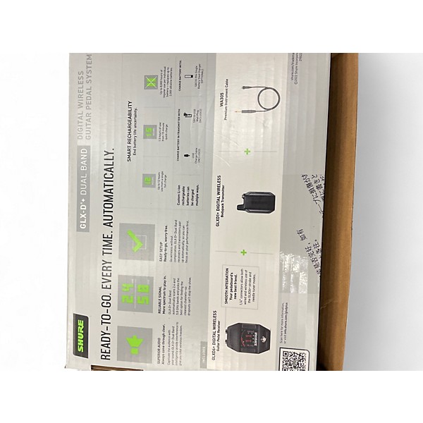 Used Shure GLX D16 Instrument Wireless System