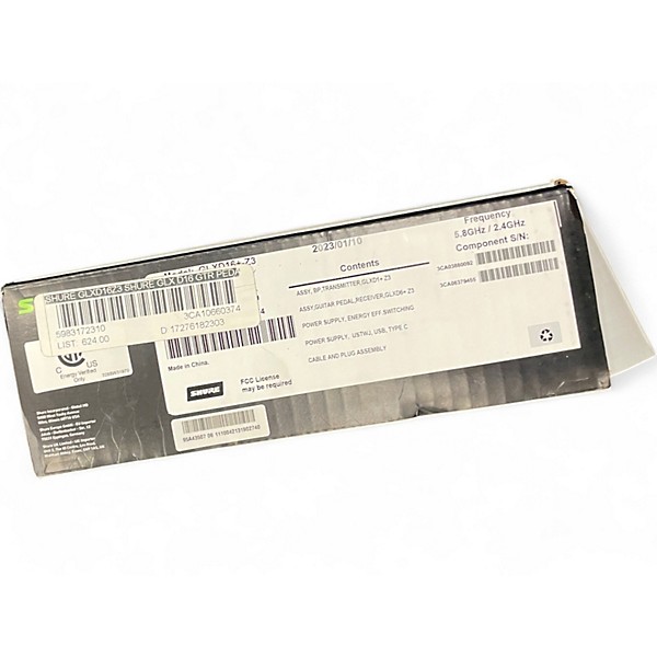 Used Shure GLX D16 Instrument Wireless System