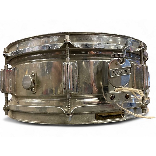 Vintage 1960s Rogers 14in SNARE DRUM Chrome Drum