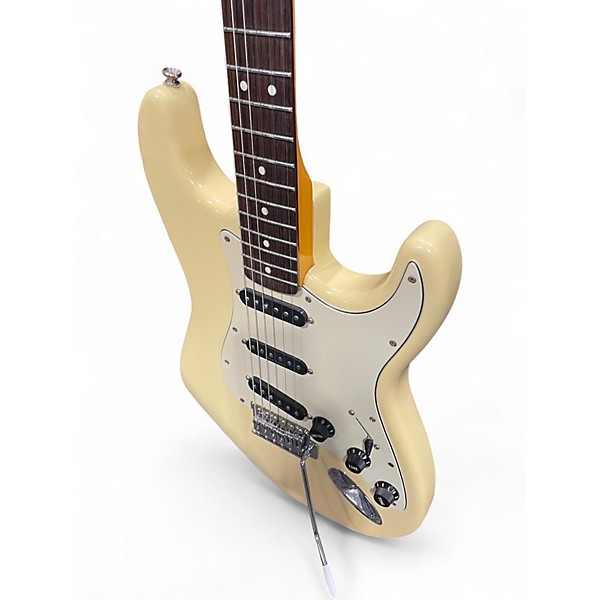 Used Squier Vintage Modified 70s Stratocaster Buttercream Solid Body Electric Guitar