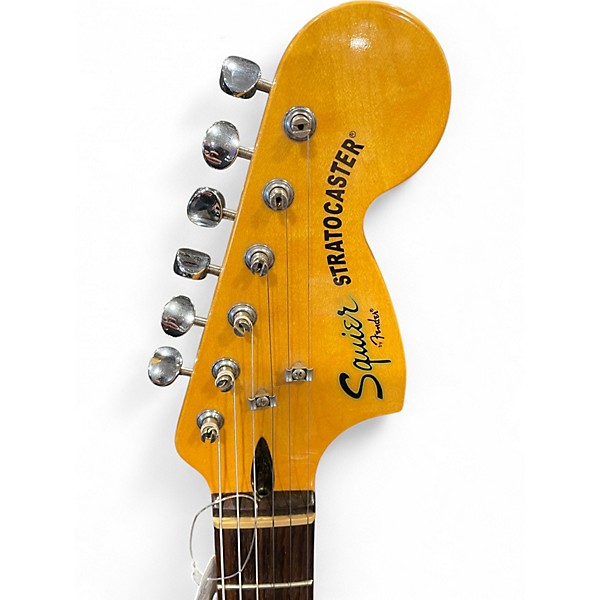 Used Squier Vintage Modified 70s Stratocaster Buttercream Solid Body Electric Guitar