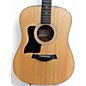 Used Taylor 110E Left Handed Natural Acoustic Electric Guitar