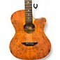 Used Luna Gypsy Spalt Acoustic Electric Natural Acoustic Electric Guitar