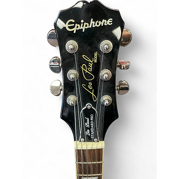 Used Epiphone Les Paul Standard Pro 3 Color Sunburst Solid Body Electric Guitar