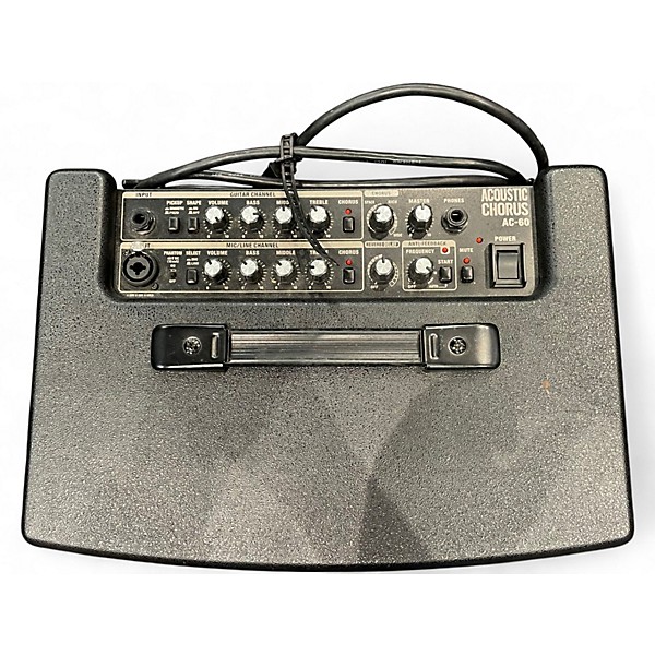 Used Roland AC60 60W 2X6.5 Acoustic Guitar Combo Amp