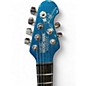 Used 2018 Ernie Ball Music Man BFR MAJESTY MARINE BLUE SPARKLE Solid Body Electric Guitar