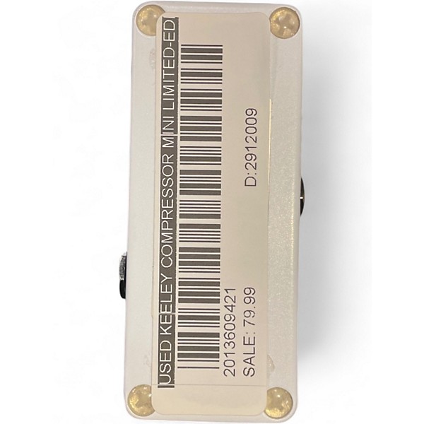 Used Keeley Compressor Mini Limited-Edition Arctic White Effect Pedal