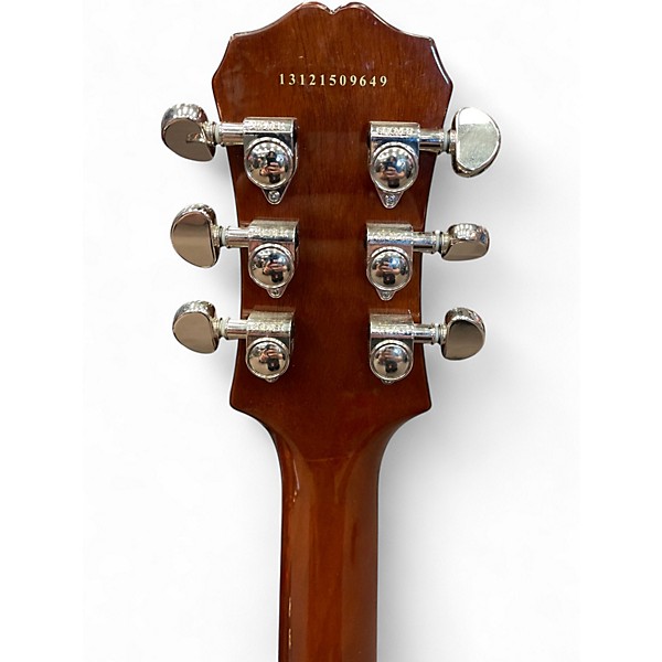 Used 2010s Epiphone Les Paul Standard Pro Iced Tea Burst Solid Body Electric Guitar