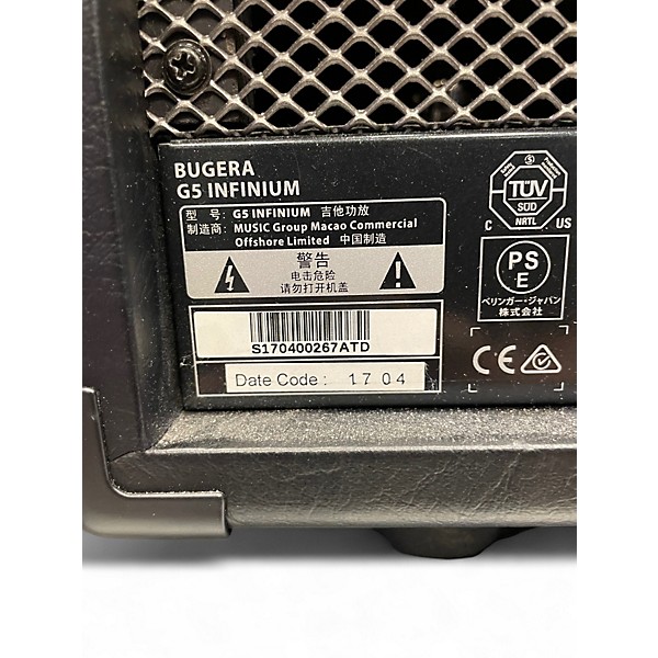 Used Bugera G5 Infinium Tube Guitar Amp Head