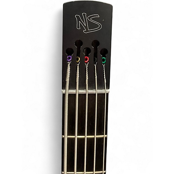 Used NS Design CR5 Radius 5 String Trans Charcoal Electric Bass Guitar
