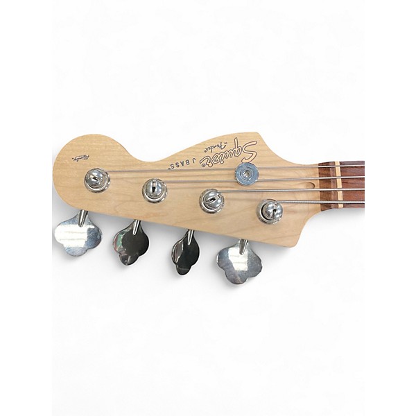 Used Squier Affinity Jazz Bass Red Electric Bass Guitar