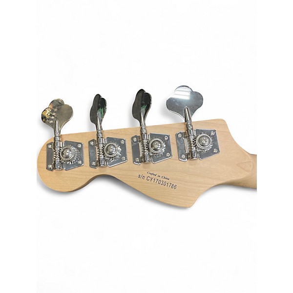 Used Squier Affinity Jazz Bass Red Electric Bass Guitar