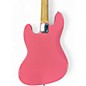 Used Partscaster Jazz Pink Electric Bass Guitar
