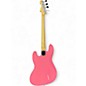 Used Partscaster Jazz Pink Electric Bass Guitar