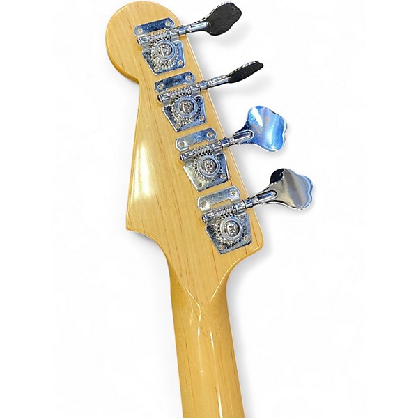 Used Partscaster Jazz Pink Electric Bass Guitar