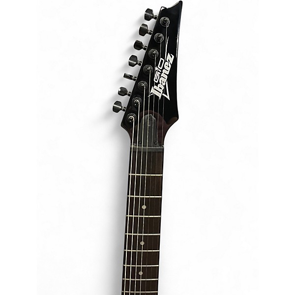 Used Ibanez GRG7221QA Trans blue burst Solid Body Electric Guitar