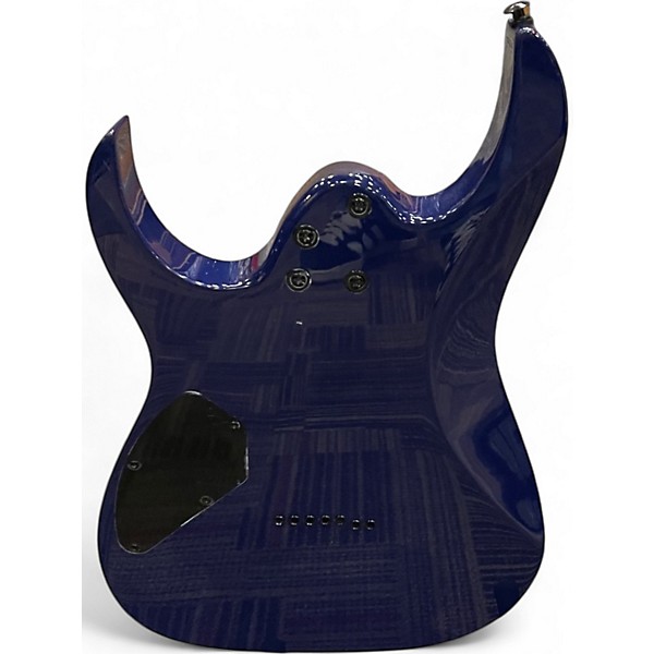 Used Ibanez GRG7221QA Trans blue burst Solid Body Electric Guitar