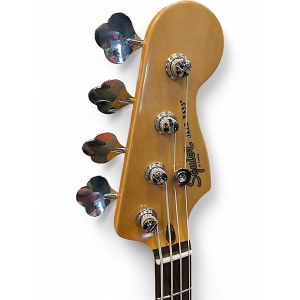 Used Squier Classic Vibe 60s Jazz bass Tahitian Coral Electric Bass Guitar
