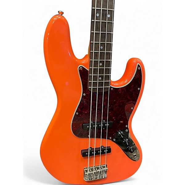 Used Squier Classic Vibe 60s Jazz bass Tahitian Coral Electric Bass Guitar