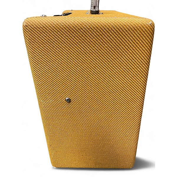 Used Fender Blues Junior Lacquered Tweed 15W 1x12  Tube Guitar Combo Amp